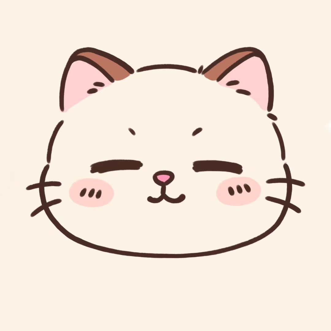 圆圆 - 奶白色胖猫IP形象